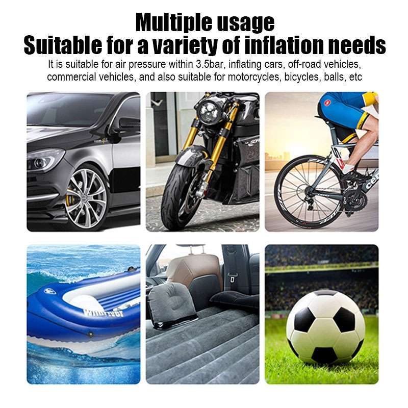 SUITU ST-5002 DC 12V Car Air Compressor Tire Inflator 150 PSI Auto Air Pump Digital Display Model
