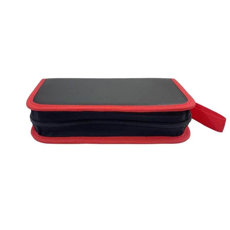 Household Electric Soldering Iron Welding Repair Tool Storage Leather Bag(Black)
