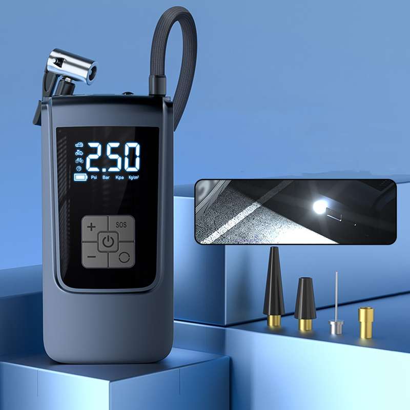 SUITU ST-9624A 150psi Air Pump Intelligent Digital Display Car Bicycle Ball Electric Pump Cylinde