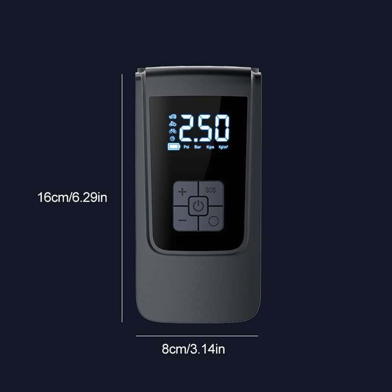SUITU ST-9624A 150psi Air Pump Intelligent Digital Display Car Bicycle Ball Electric Pump Cylinde