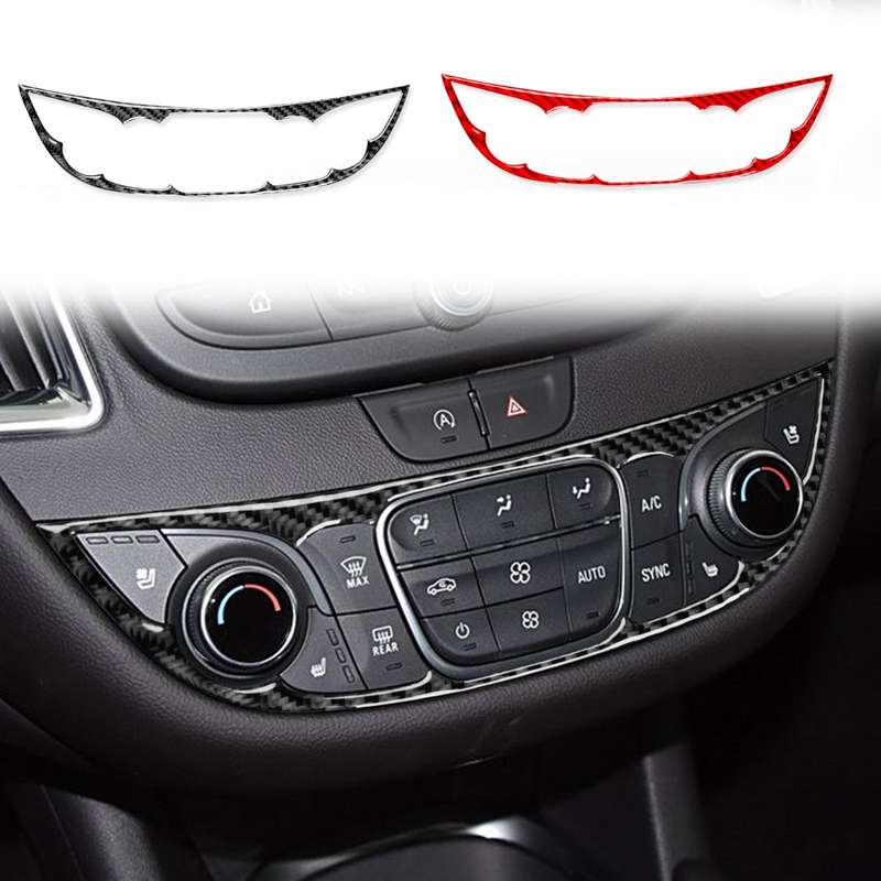For Chevrolet Malibu 2016-2024 A Model Left-hand Drive Central Control Button Panel Sticker(Black)