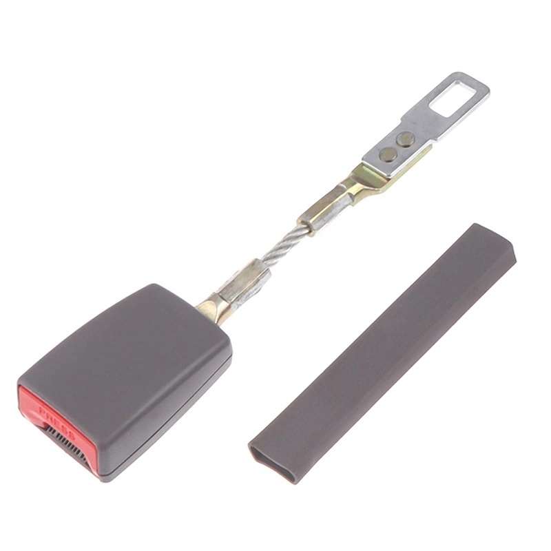 25cm Car Seat Belt Extension Snap Button, Color: Grey
