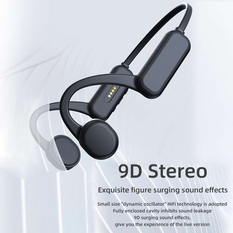 DG-X18 Bone Conduction Bluetooth Headphones Swimming IPX8 Waterproof Sports Headphones, Memory Capac