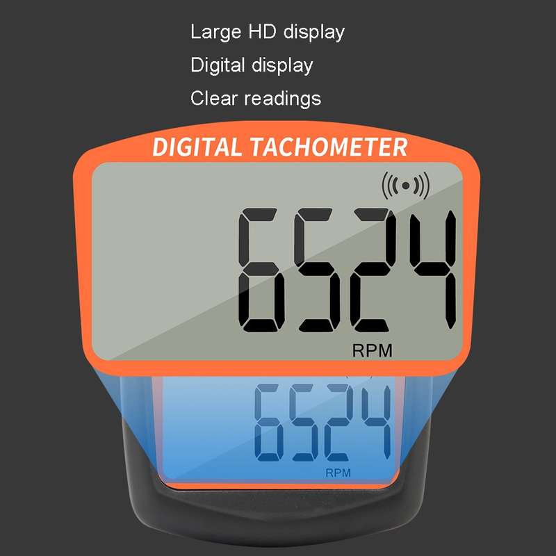 DT2234C+ Handheld Portable Motor Gear Tachometer Laser Tachometer