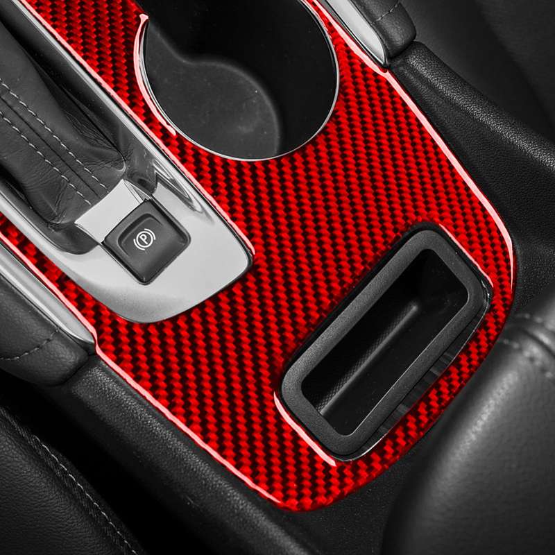 For Chevrolet Malibu 2016-2024 C Model Left-hand Drive Gear Panel Sticker(Black)