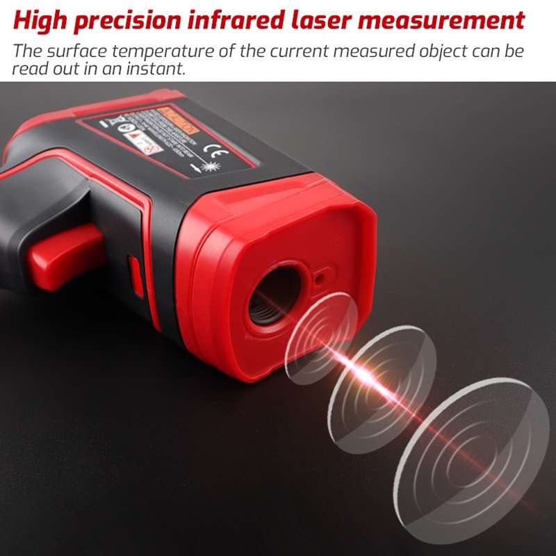 TASI TA603C -32-1680 degrees Celsius Color Screen Infrared Thermometer Industrial Electronic Thermom