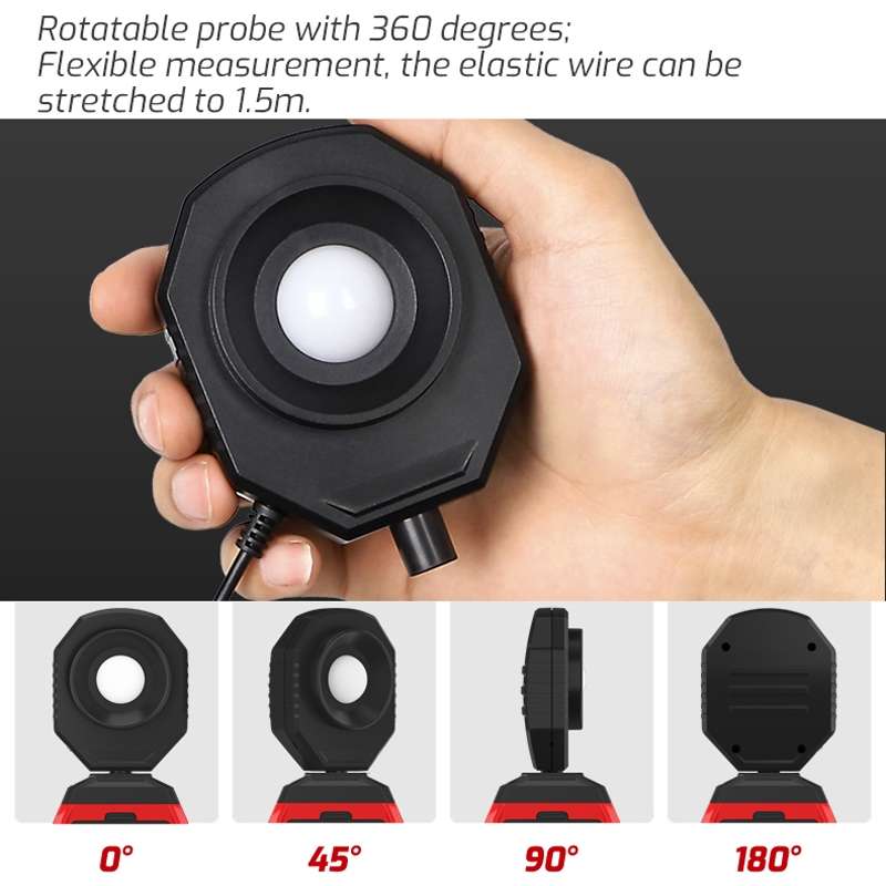 TASI TA632B USB Computer Connection Digital Illuminance Meter Lumen Tester Brightness Meter