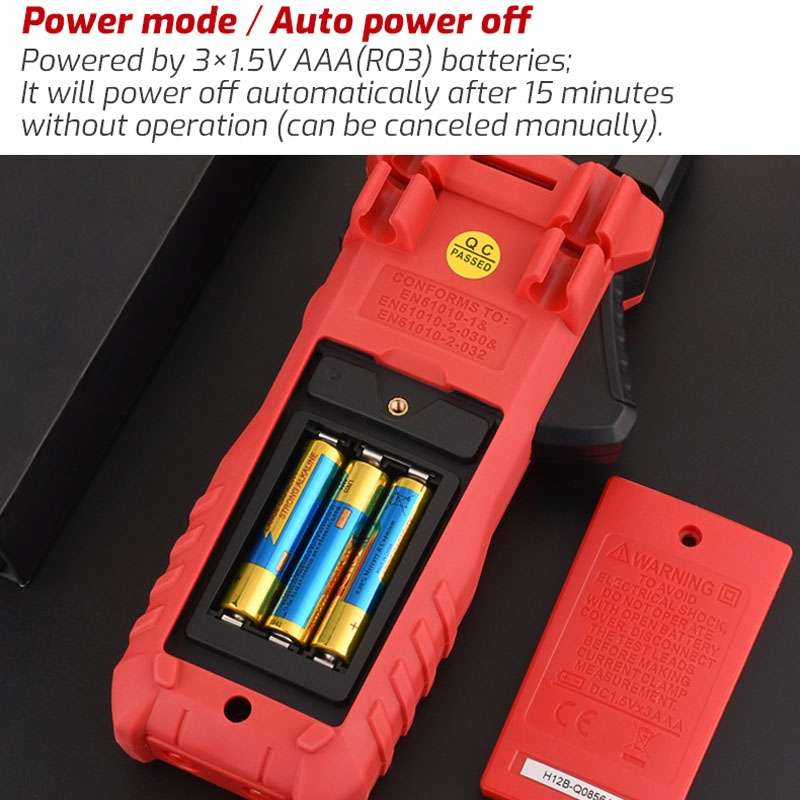 TASI TA813B Clamp Meter High Accuracy AC DC Voltage Ammeter