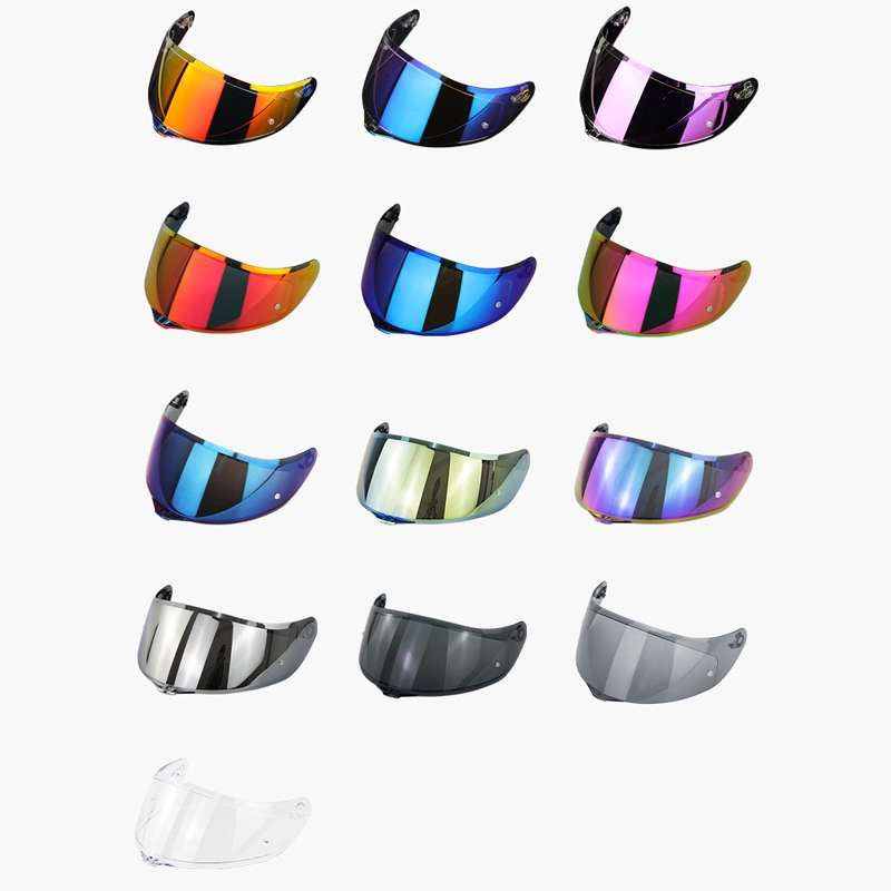 Motorcycle Helmet Lens with Anti-fog Spikes for SOMAN K1/K3SV/K5, Color: Dark Tea Revo Blue