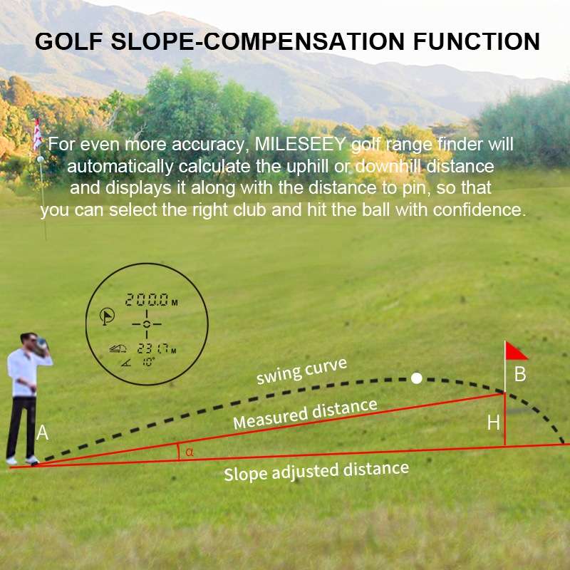 ARTBULL PF2E Golf Slope Correction Laser Rangefinder Outdoor Telescope
