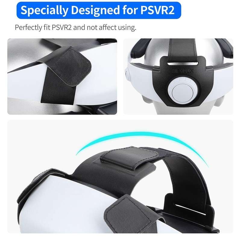 Hifylux PS-QF35 For PlayStation VR2 Decompression Headband Comfort Strap(Black)
