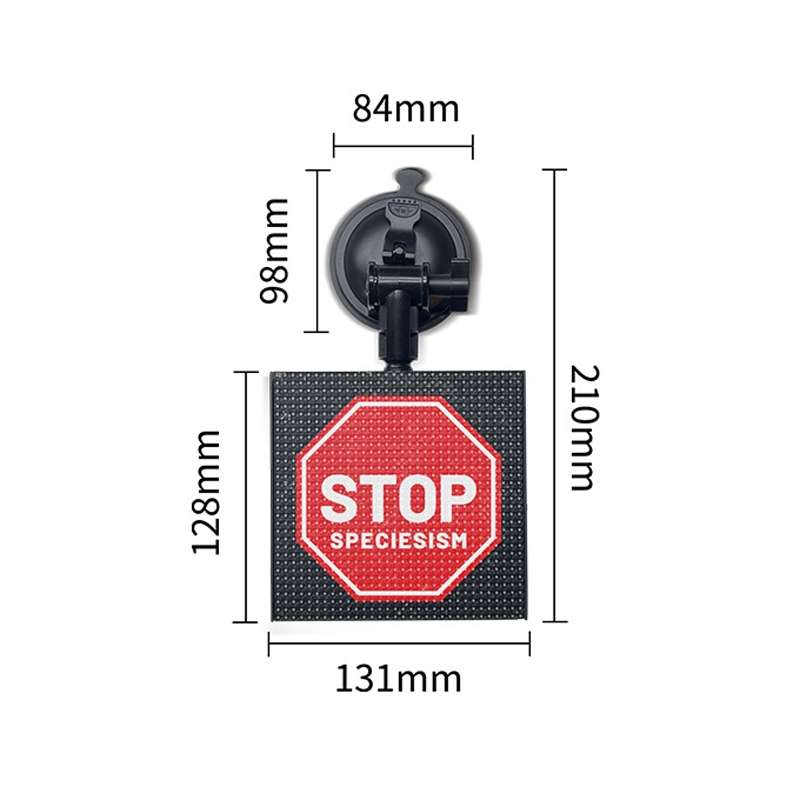 LED Dynamic Emoticon Car Bluetooth Display Screen 5V USB Interface