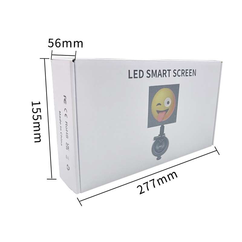 LED Dynamic Emoticon Car Bluetooth Display Screen 5V USB Interface