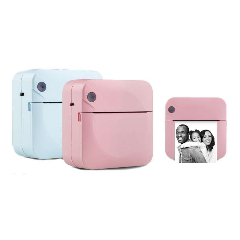 C17 Bluetooth Pocket Mini Label Printer Inkless Thermal Printer Wireless Photo Printer(White)