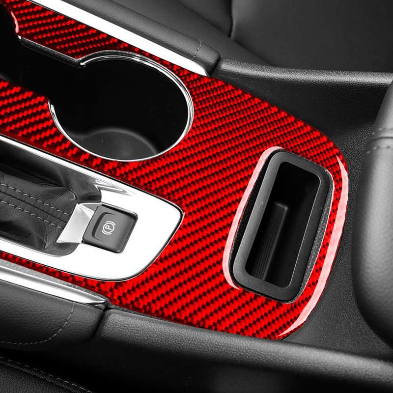 For Chevrolet Malibu 2016-2024 A Model Left-hand Drive Gear Panel Sticker(Red)