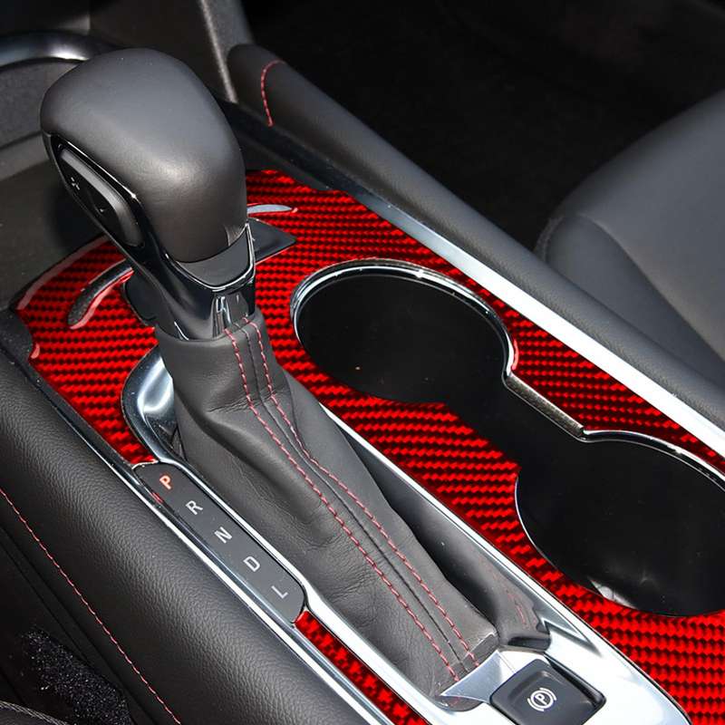 For Chevrolet Malibu 2016-2024 A Model Left-hand Drive Gear Panel Sticker(Red)