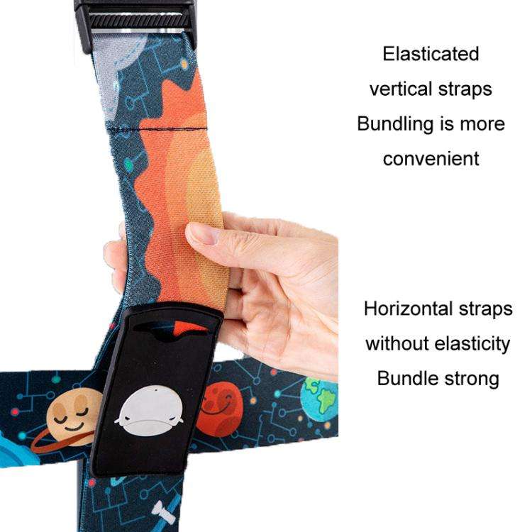 Luggage Cross Customs Lock Binding Strap, Color: Color Signs (Ordinary)