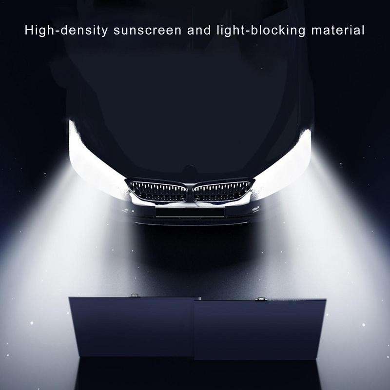 70-135cm+ 4 Mesh Side Curtain Car Front Windshield Retractable Sun Protection Sunshade Curtain