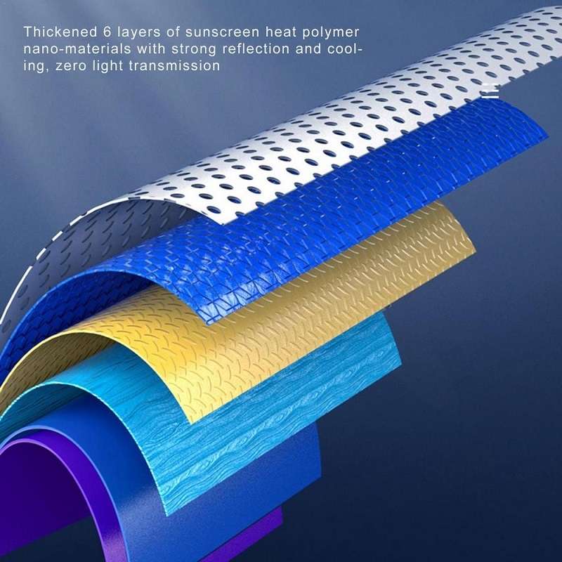 70-135cm+ 4 Mesh Side Curtain Car Front Windshield Retractable Sun Protection Sunshade Curtain