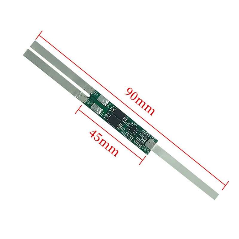 5pcs 7.4V Plus Nickel Long Strip Lithium Battery Protection Board 6A Overcurrent Battery Protection