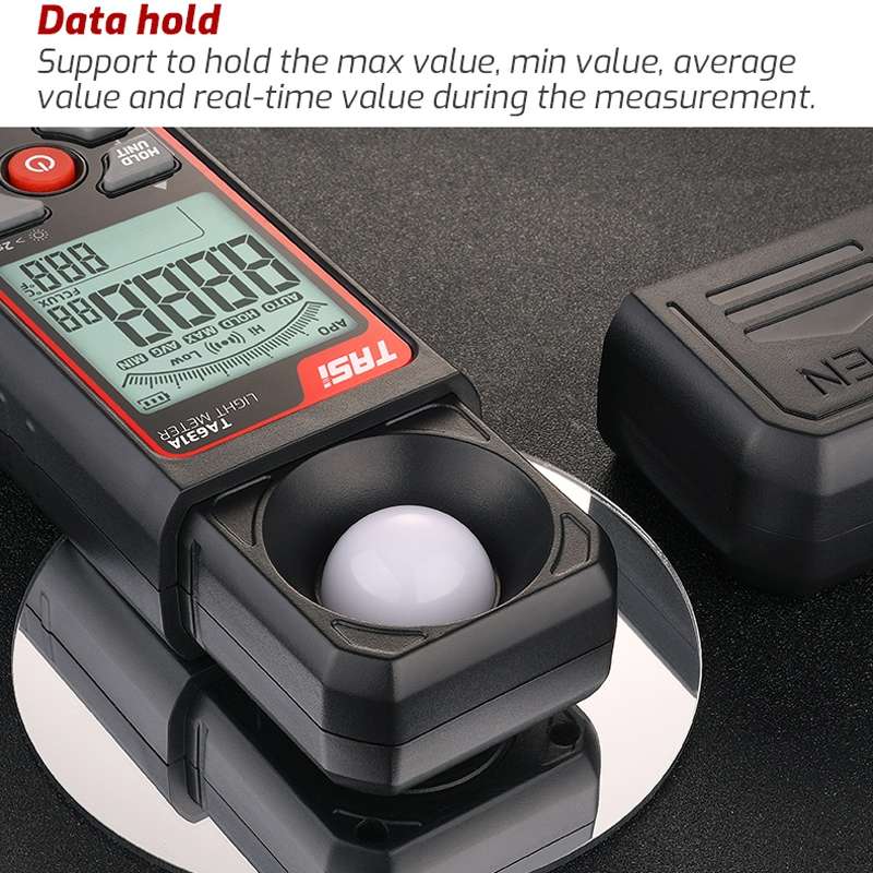 TASI TA631A 200,000 LUX Illuminating Meter Bright Test Instrument Brightness Light Meter