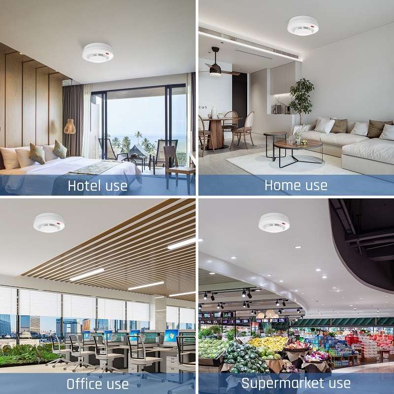 Intelligent Smoke Alarm Remote Fire Smoke Detector, Model: A500 Wireless 433