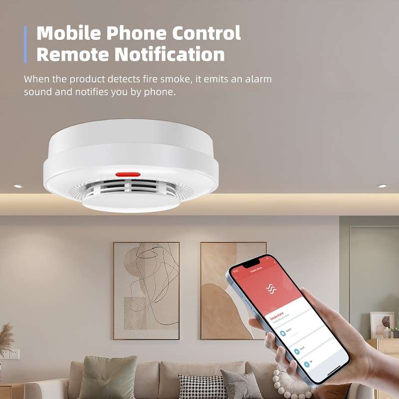 Intelligent Smoke Alarm Remote Fire Smoke Detector, Model: A500 Wireless 433