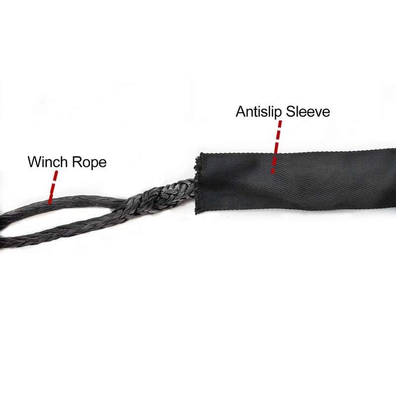 3cm x 1m Off-road Rescue Trailer Electric Winch Rope Sheath
