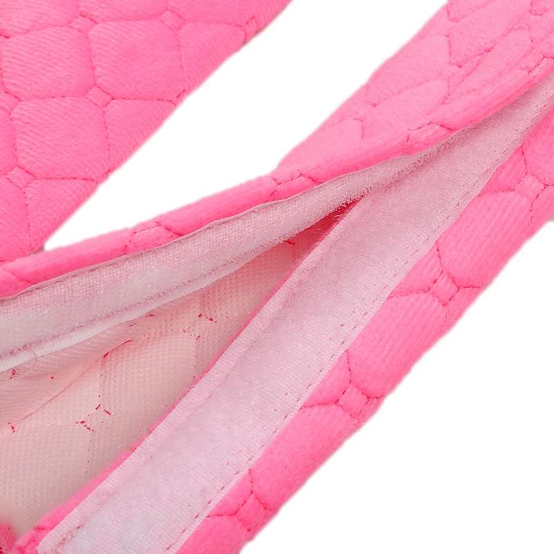 Car Seat Belt Protector Soft Extended Shoulder Pads, Color: Black Plush