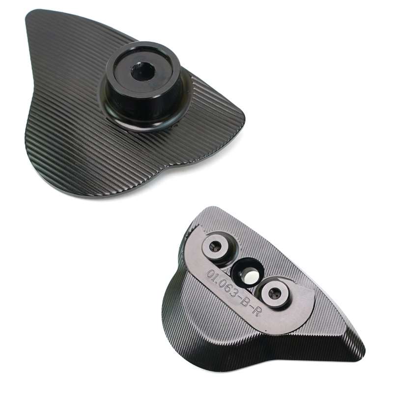 For YAMAHA YZF-R6/R7 Motorcycle Fixed Wing Reflector(Black)
