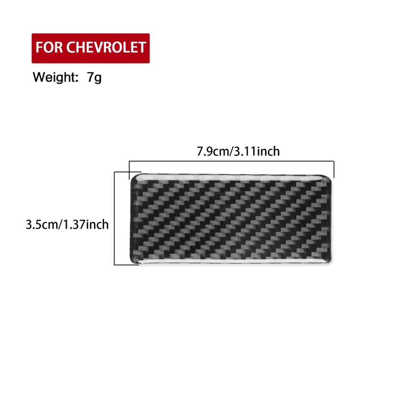 For Chevrolet Malibu 2016-2024 Left-hand Drive Co-pilot Storage Box Sticker(Red)