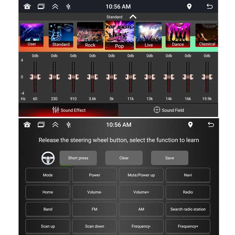 For FIAT 500 Car Android Navigation Bluetooth FM Radio, Memory: 1+32G