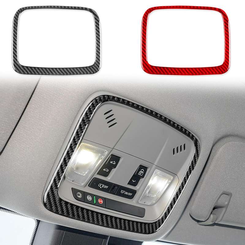 For Chevrolet Malibu 2016-2024 Left-hand Drive Reading Light Frame Decoration Sticker(Red)