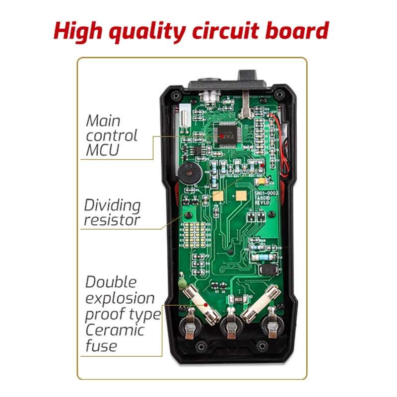 TASI TA801B Automated Manual Integral Digital Multimeter High Precision Digital Display Ammeter