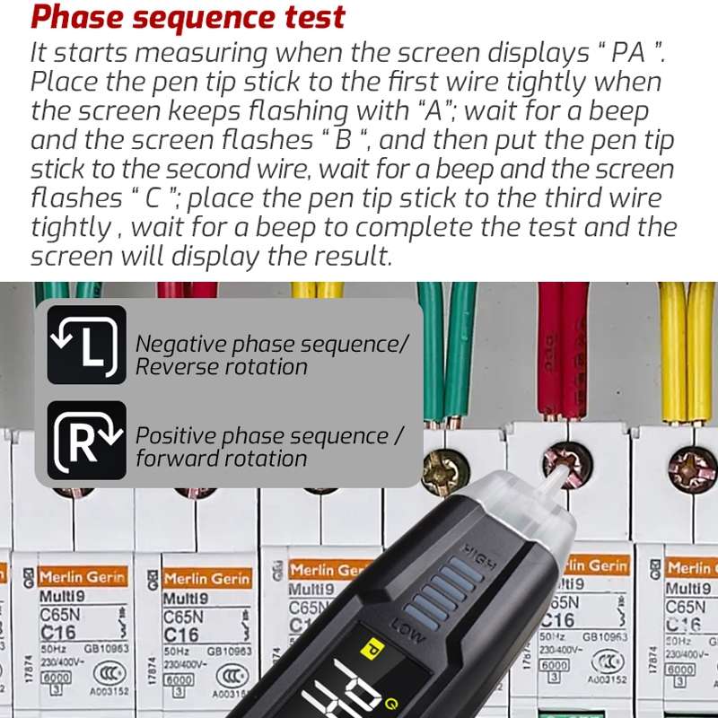 TASI TA13C Smart Pen Multimeter Digital High Precision Compact Portable Multimeter