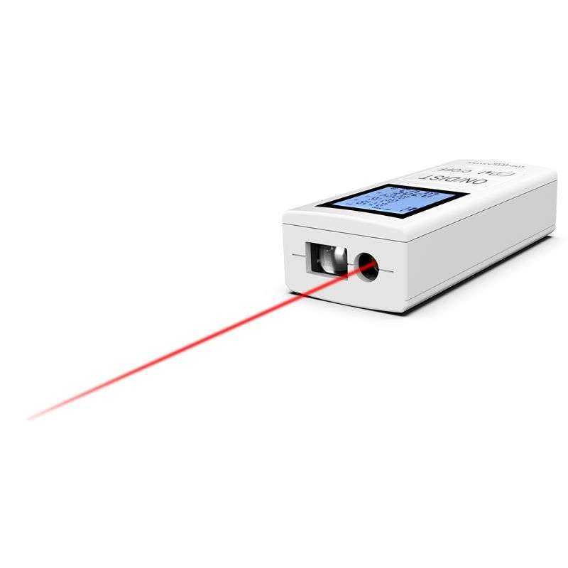 30m Mini Handheld Rechargeable Infrared Electronic Range Finder(White)