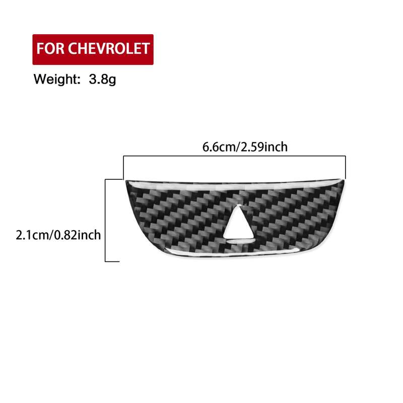 For Chevrolet Malibu 2016-2024 Left-Hand Drive Warning Light Sticker(Red)