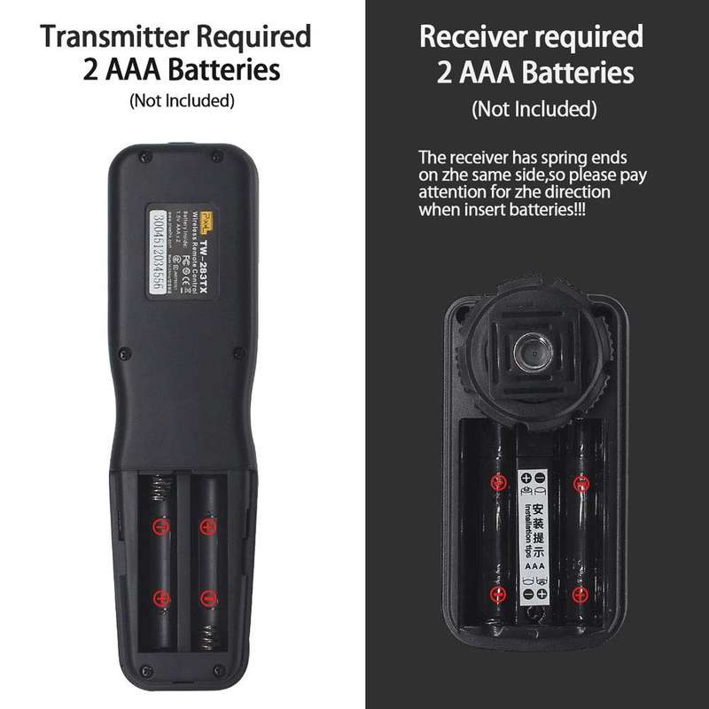 For Canon E3 Pixel TW283 Shutter Wireless Delay Remote Control SLR Shutter Flasher