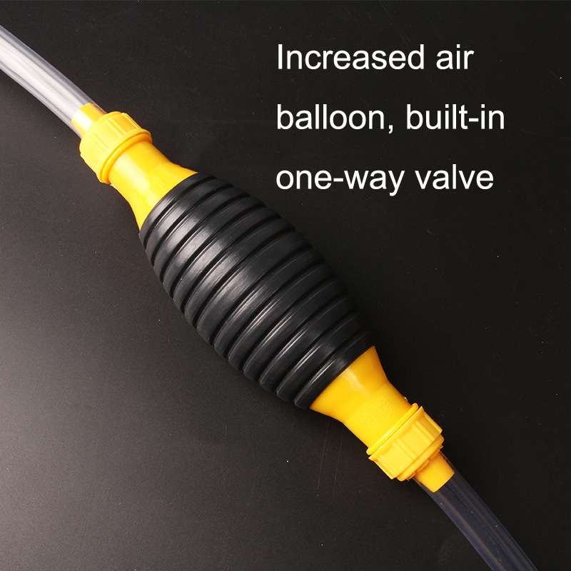 2.5m With Switch Car Motorcycle Oil Barrel Manual Oil Pump Self-Priming Large Flow Oil Suction