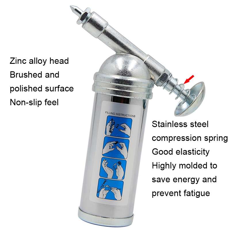 HSD HS-80CC Mini Hand-Press Manual Car Grease Filler Portable Oil Injection Pump