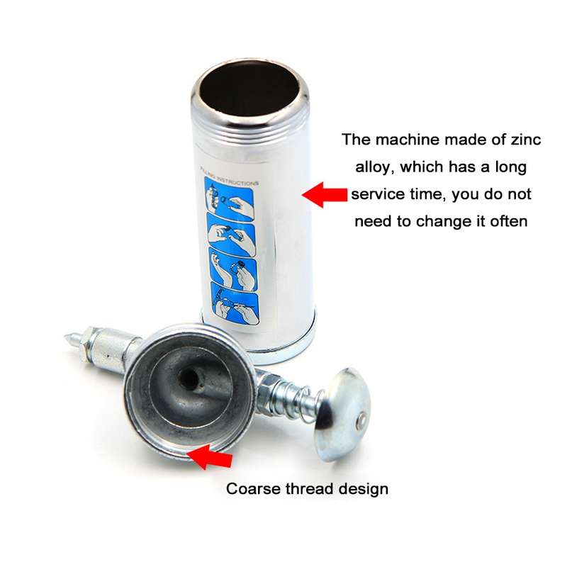HSD HS-80CC Mini Hand-Press Manual Car Grease Filler Portable Oil Injection Pump