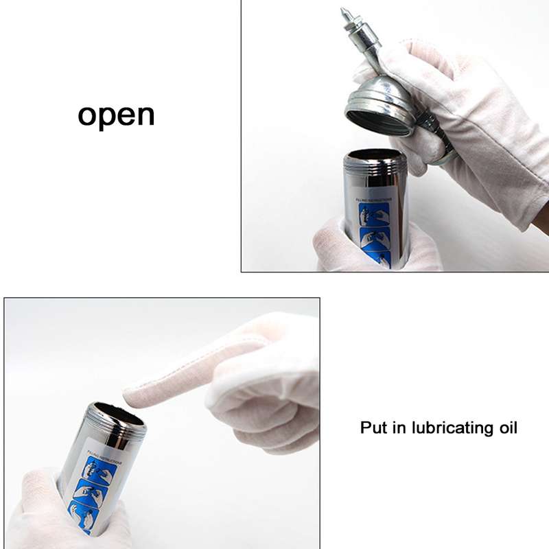 HSD HS-80CC Mini Hand-Press Manual Car Grease Filler Portable Oil Injection Pump
