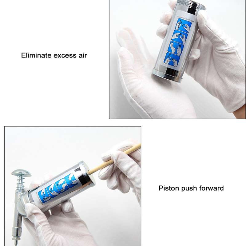 HSD HS-80CC Mini Hand-Press Manual Car Grease Filler Portable Oil Injection Pump