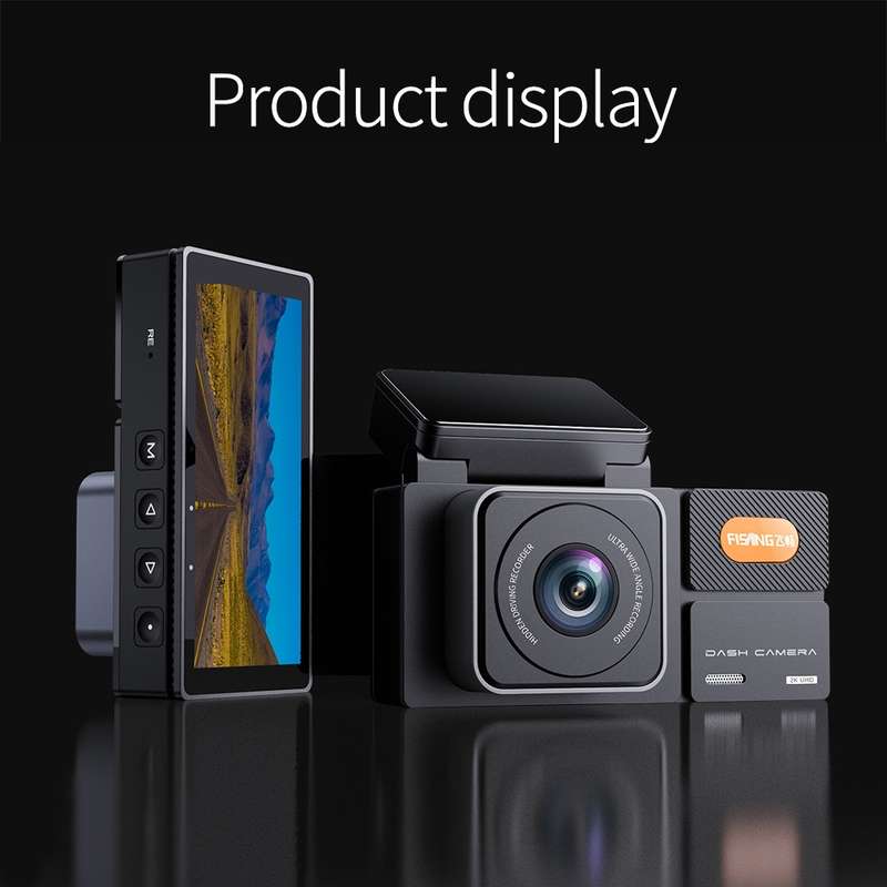 FISANG Wireless WIFI Single Recording 2K HD Night Vision Car Recorder(K03)