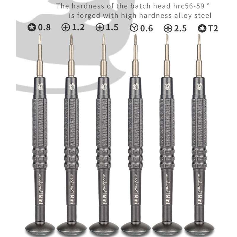 MECHANIC iMini Series Mobile Phone Repair Glasses Screw Batch Clock Tool, Series: Phillips 2.5
