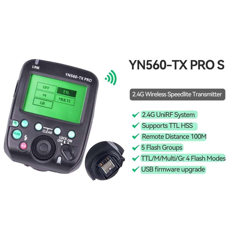 For Sony YONGNUO YN560-TX Pro High-speed Synchronous TTL Trigger Wireless Flash Trigger
