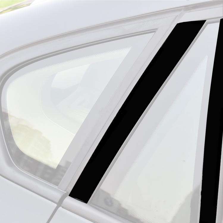 For 2014-2018 BMW X6 F16 Universal B-pillar Decorative Sticker for Left and Right Drive(Black)