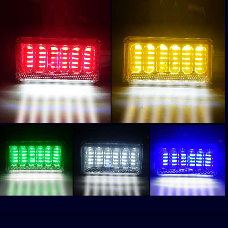 2pcs 24V Truck LED Side Light Car Strong Light Waterproof Super Bright Tire Lamp(Blue)