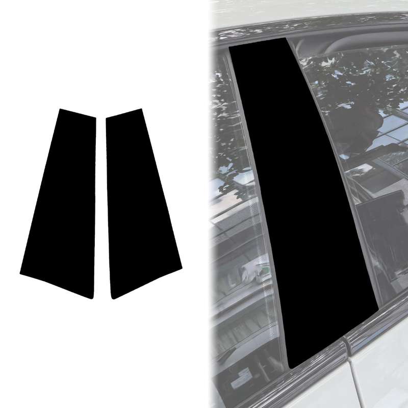 For BMW 4 Series M4 2pcs /Set Left and Right Drive Universal B-pillar Decorative Sticker(Black)