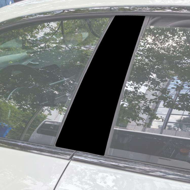 For BMW 4 Series M4 2pcs /Set Left and Right Drive Universal B-pillar Decorative Sticker(Black)